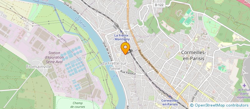 localisation de l'entreprise SCI DE ALMEIDA  LA FRETTE-SUR-SEINE