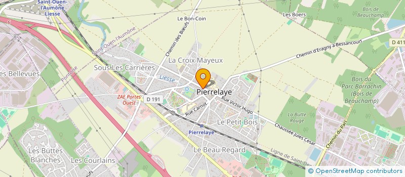 localisation de l'entreprise SCI DE ALMEIDA  PIERRELAYE