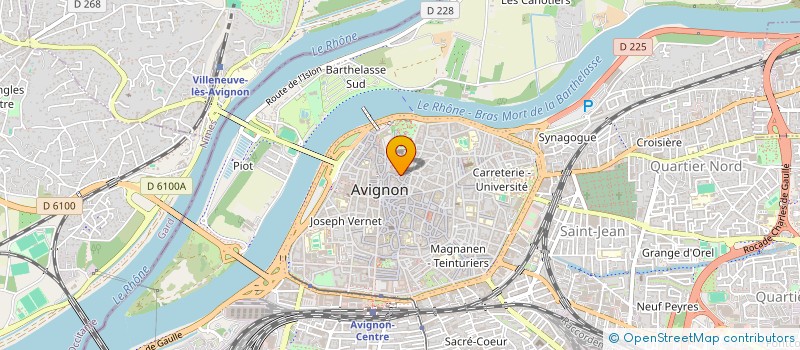 localisation de l'entreprise SCI DE AMIRANDE  AVIGNON