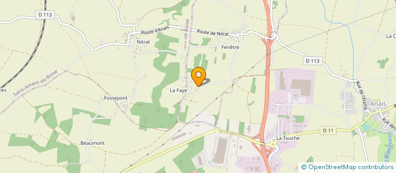 localisation de l'entreprise SCI DE ARGENT SCIE à ANAIS