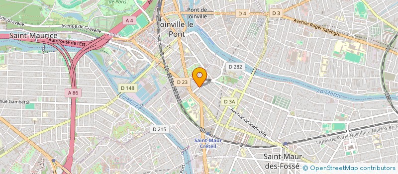 localisation de l'entreprise SCI DE AVENUE BARBES A ST MAUR DES FOSSE à SAINT-MAUR-DES-FOSSES