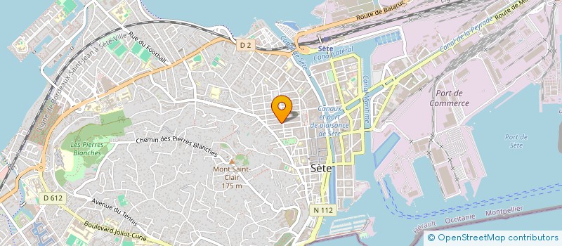 localisation de l'entreprise SCI DE AZEVEDO  SETE