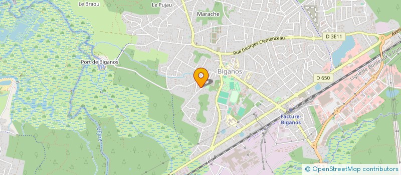 localisation de l'entreprise SCI DE AZEVEDO  BIGANOS