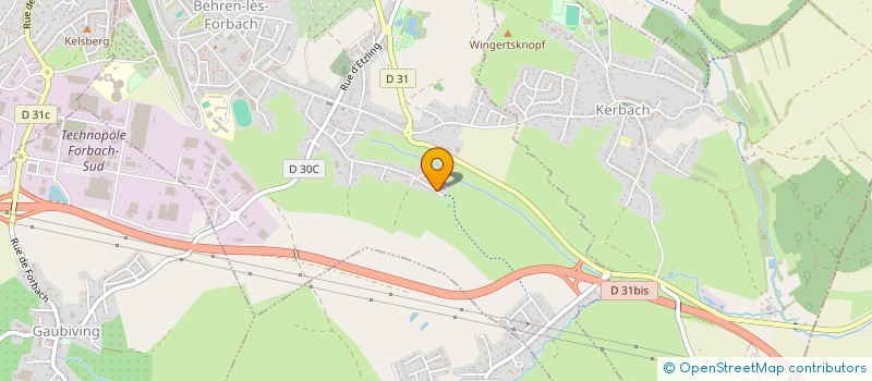 localisation de l'entreprise SCI DE BABOU  BEHREN-LES-FORBACH