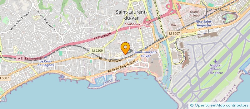 localisation de l'entreprise SCI DE BACALAN à SAINT-LAURENT-DU-VAR