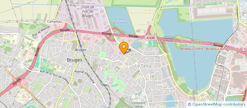 localisation de l'entreprise SCI DE BACCHUS  BRUGES