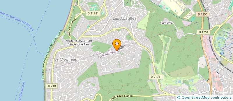 localisation de l'entreprise SCI DE BADECH LA MARNE à LA TESTE-DE-BUCH