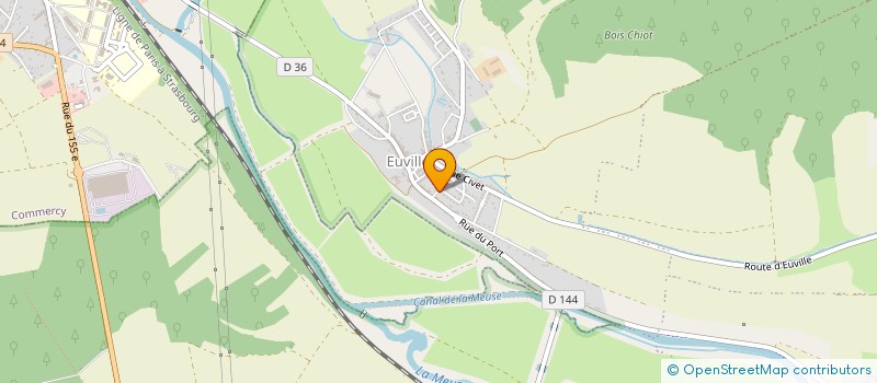 localisation de l'entreprise SCI DE BADIA à EUVILLE