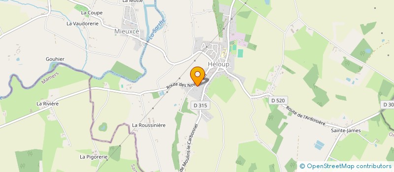 localisation de l'entreprise SCI DE BADOIRE à DAMIGNY