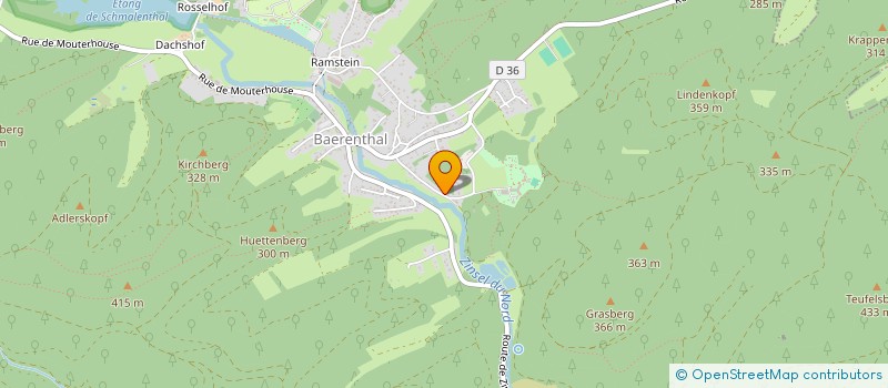 localisation de l'entreprise SCI DE BAERENTHAL  BAERENTHAL