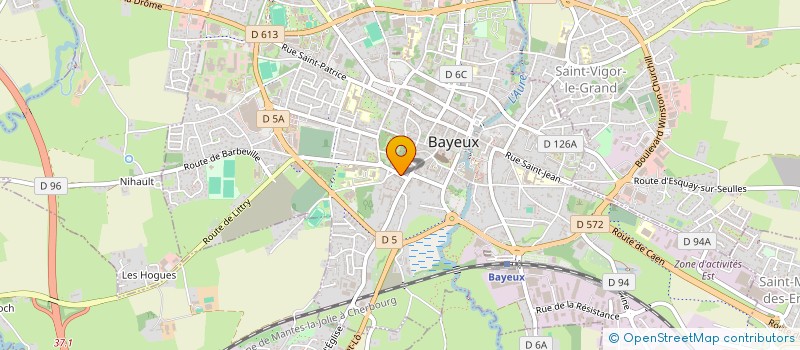 localisation de l'entreprise SCI DE BAHAIS  BAYEUX