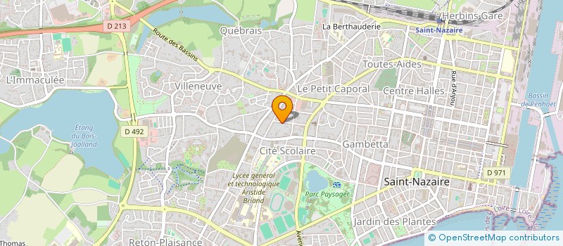 localisation de l'entreprise SCI DE BAIF  SAINT-NAZAIRE