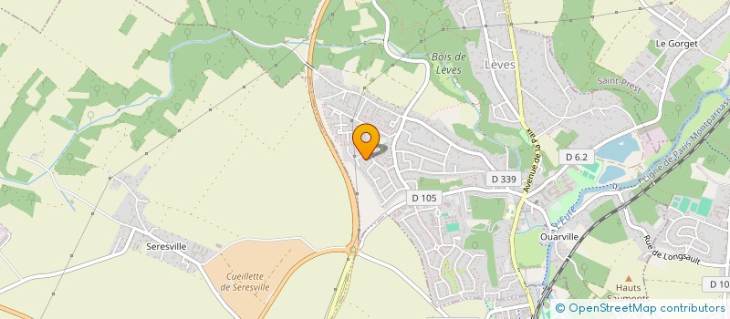 localisation de l'entreprise SCI DE BAILLEAU à LEVES