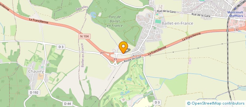 localisation de l'entreprise SCI DE BAILLET EN FRANCE  BAILLET-EN-FRANCE