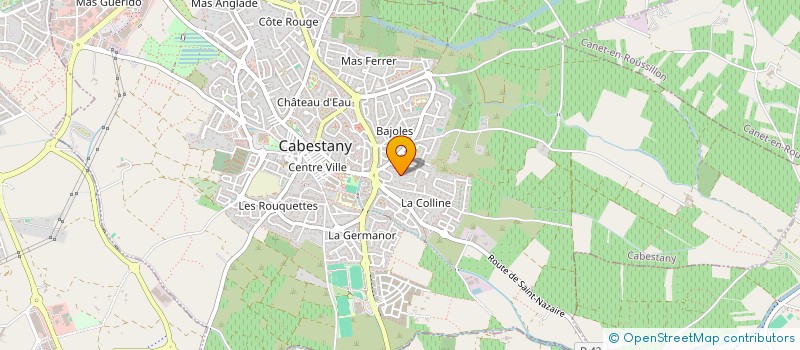 localisation de l'entreprise SCI DE BAINVILLE  CABESTANY