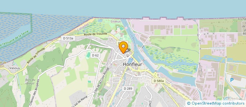 localisation de l'entreprise SCI DE BAKER STREET à HONFLEUR