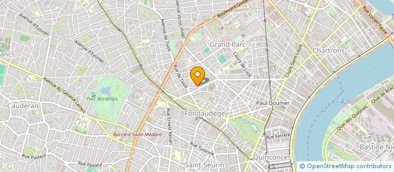 localisation de l'entreprise SCI DE BALBERG  BORDEAUX