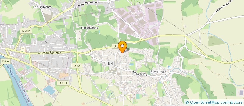 localisation de l'entreprise SCI DE BALMONT à REYRIEUX