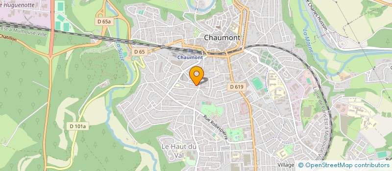 localisation de l'entreprise SCI DE BALZAC à CHAUMONT