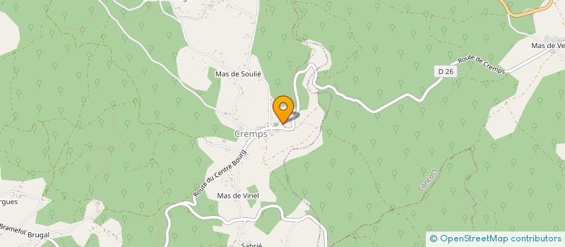 localisation de l'entreprise SCI DE BANASTE  CREMPS