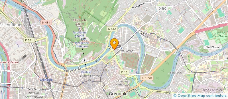 localisation de l'entreprise SCI DE BANVILLE  GRENOBLE