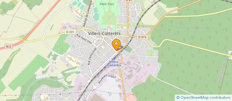localisation de l'entreprise SCI DE BAPAUME à VILLERS-COTTERETS