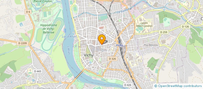 localisation de l'entreprise SCI DE BARANTAN à VICHY