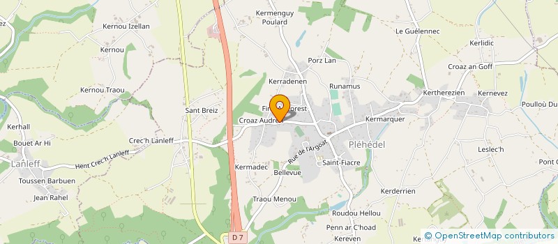 localisation de l'entreprise SCI DE BARILLON  GOMMENEC'H