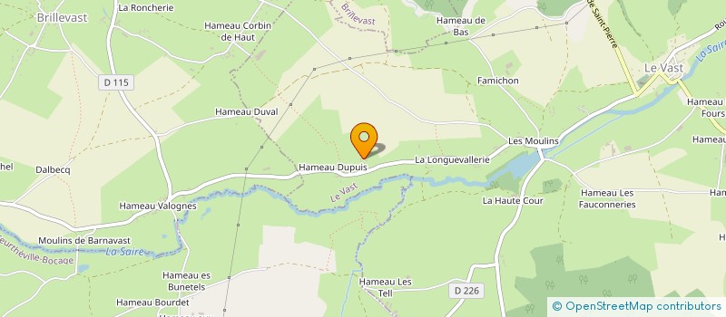 localisation de l'entreprise SCI DE BARNAVAST  TEURTHEVILLE-BOCAGE