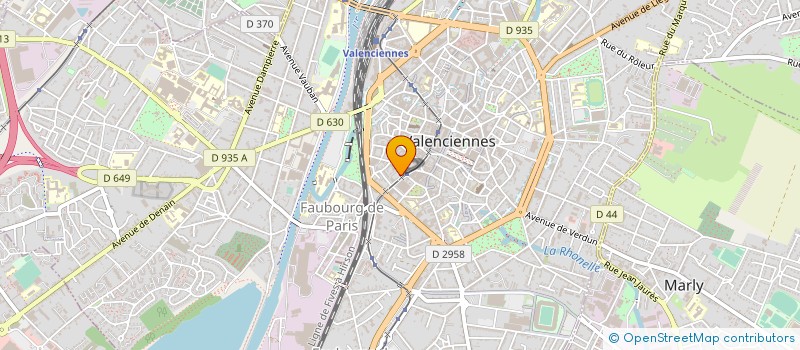 localisation de l'entreprise SCI DE BARNEVILLE  VALENCIENNES