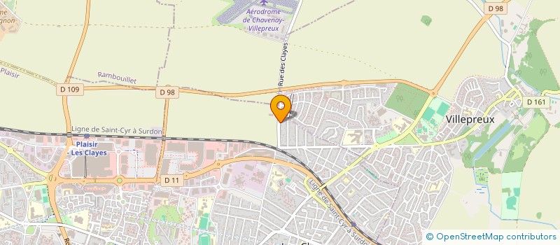 localisation de l'entreprise SCI DE BARROS à LES CLAYES-SOUS-BOIS