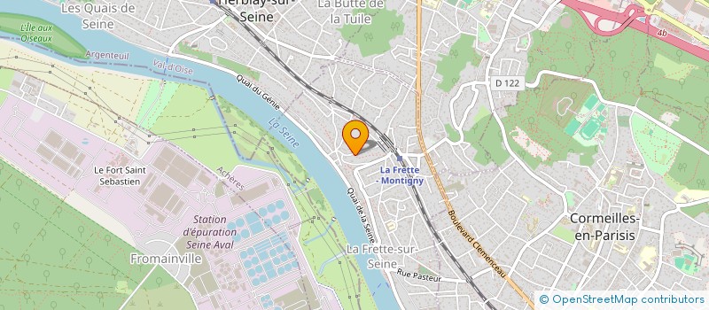 localisation de l'entreprise SCI DE BARROS  SAINT-OUEN-L'AUMONE