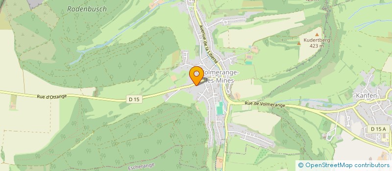 localisation de l'entreprise SCI DE BARROS  VOLMERANGE-LES-MINES