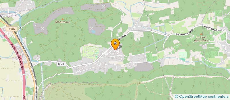 localisation de l'entreprise SCI DE BARRY  MORNAS