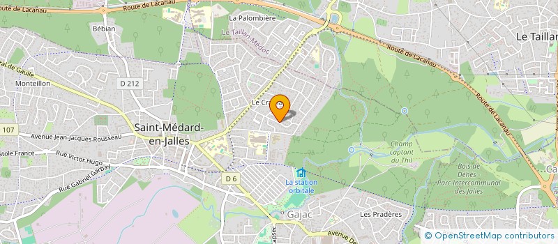 localisation de l'entreprise SCI DE BASSAC  SAINT-MEDARD-EN-JALLES