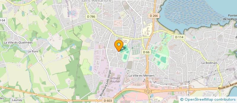 localisation de l'entreprise SCI DE BASSAN  DINARD