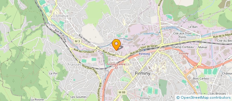 localisation de l'entreprise SCI DE BASSEVILLE  FIRMINY