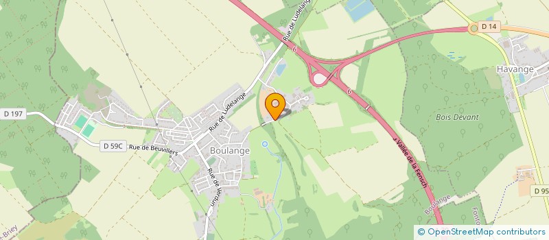 localisation de l'entreprise SCI DE BASSOMPIERRE  BOULANGE