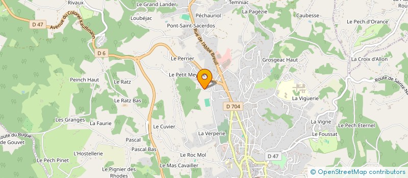 localisation de l'entreprise SCI DE BASSY à SARLAT-LA-CANEDA