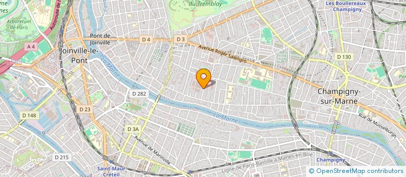 localisation de l'entreprise SCI DE BASTOS  CHAMPIGNY-SUR-MARNE