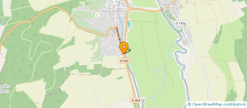 localisation de l'entreprise SCI DE BAUDRICOURT DB à VAUCOULEURS