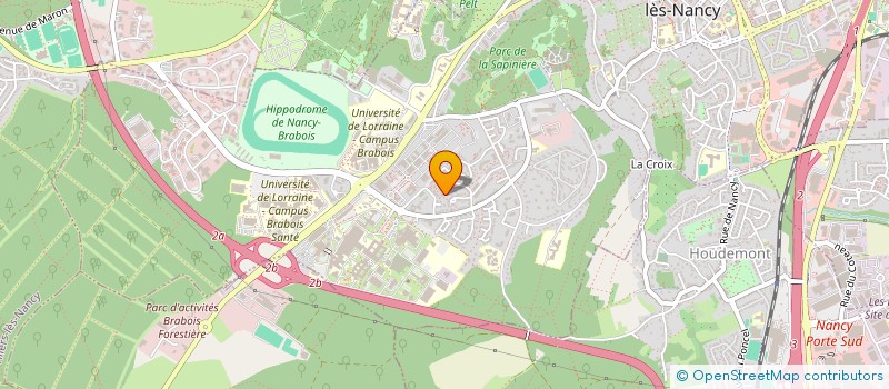 localisation de l'entreprise SCI DE BAUDRICOURT N 2  VANDUVRE-LES-NANCY