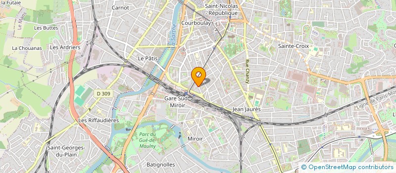 localisation de l'entreprise SCI DE BAVIERE  LE MANS