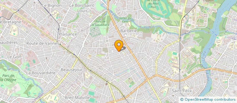 localisation de l'entreprise SCI DE BEAU SOLEIL  NANTES