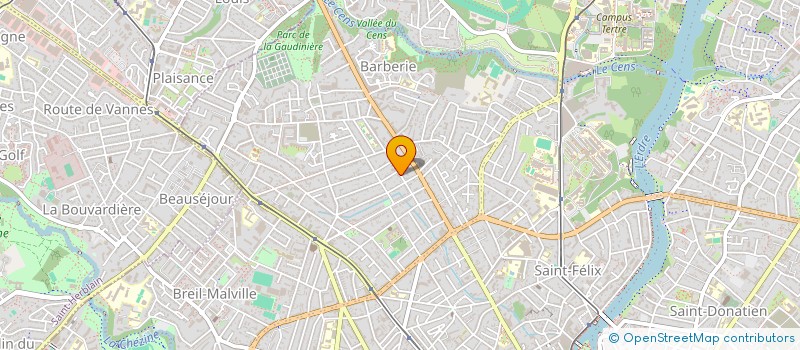 localisation de l'entreprise SCI DE BEAUBOIS à NANTES