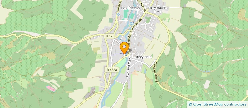 localisation de l'entreprise SCI DE BEAUCHAT à LES RICEYS
