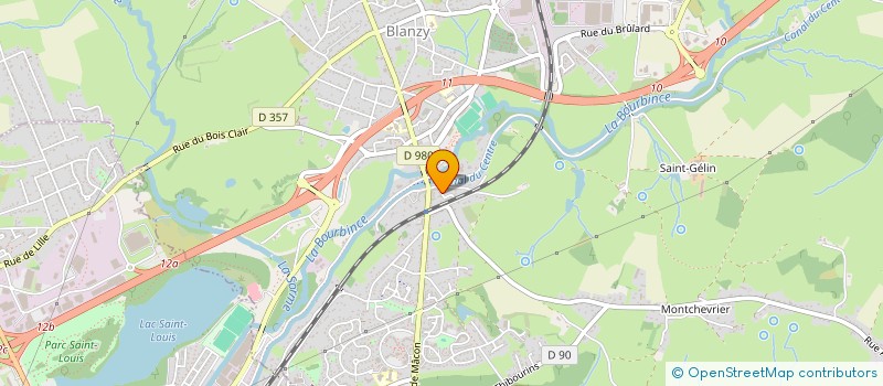 localisation de l'entreprise SCI DE BEAUCOURS  BLANZY