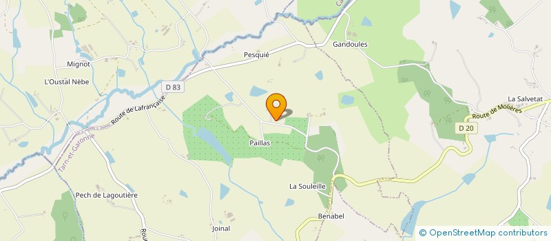 localisation de l'entreprise SCI DE BEAUFORT  MONTFERMIER