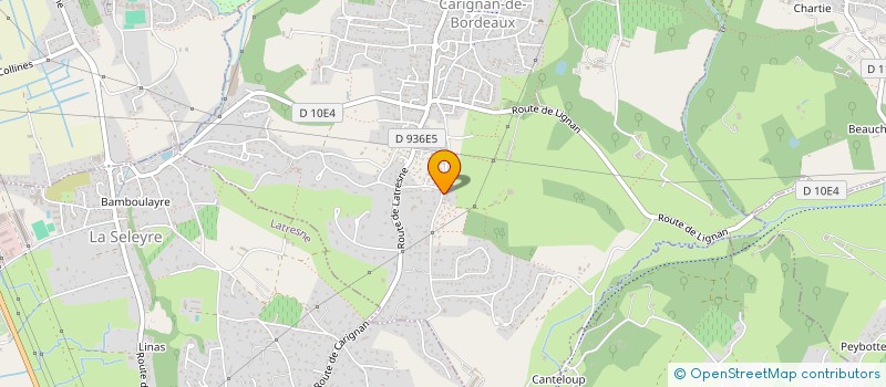 localisation de l'entreprise SCI DE BEAUGEY  CARIGNAN-DE-BORDEAUX
