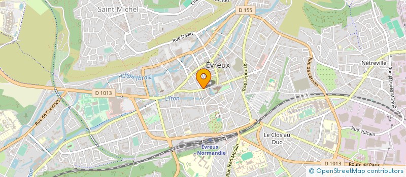localisation de l'entreprise SCI DE BEAUHARNAIS à EVREUX